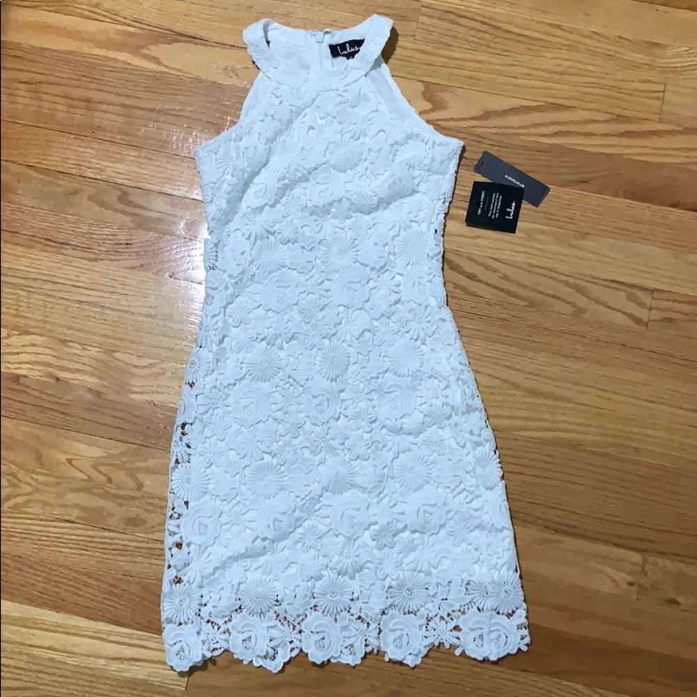 White Lulus dress new with tags